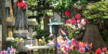 Colorful local temple honoring children