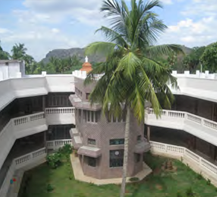 Mother Theresa's convent overlooking inside courtyard