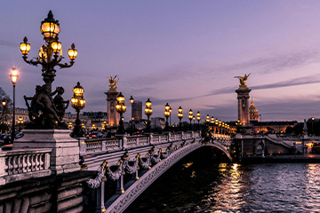 Bridge in Paris, France